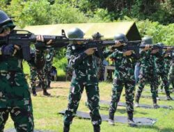 Denmako Koarmada III Latih Prajurit Kemampuan Dasar Menembak