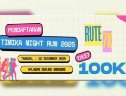 Warga Antusias Sambut Timika Night Run #3, 1000 Tiket Ludes dalam Sekejap