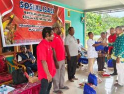 Warga Waena Apresiasi Bantuan Langsung Presiden Prabowo Usai Sosialisasi Kebangsaan