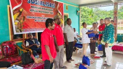Warga Waena Apresiasi Bantuan Langsung Presiden Prabowo Usai Sosialisasi Kebangsaan
