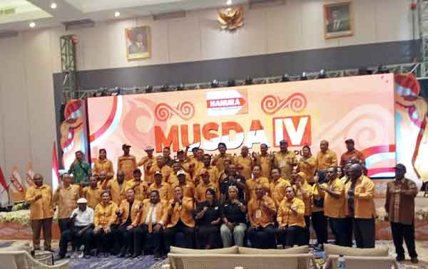 Kembali Terpilih Pimpin Hanura Papua, Kogoya Tegaskan Arah Perjuangan Partai 2 Musda IV Kenius Kogoya Kemblai Pimpon Hanura