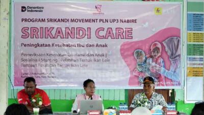 Srikandi Care PLN UP3 Nabire Hadir Perangi Stunting di Kampung Yaro Makmur
