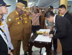 Pemkot Jayapura-Perbankan Teken PKS Kelola Pembayaran Parkir Digital
