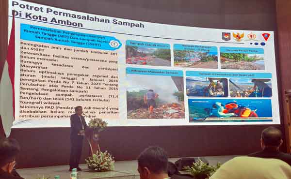 Wujudkan Ambon Ramah Lingkungan, Ini Paparan Wali Kota ke Wamendagri-Gubernur Lemhanas 1 Walkot BW Wamendagri n Gub Lemhanas