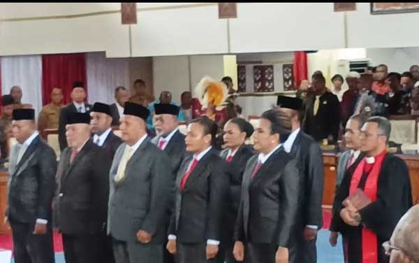 10 Anggota DPRP 2025 2030 Akhirnya Dilantik