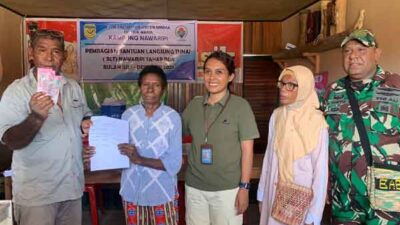 45 KPM di Kampung Nawaripi Terima BLT Jelang Natal, Segini Totalnya