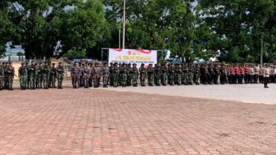 Aparat Gabungan Amankan Ibadah Natal di Mimika