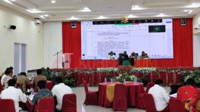 Bapemperda DPRP PB Tuntaskan Raperdasus Pengadaan Barang-Jasa bagi Pengusaha OAP 30 Bapemperda DPRP PB Perdasus Barjas OAP