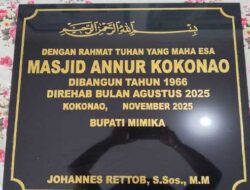 Akhir Tahun di Kokonao: Ini Agenda Kegiatan Bupati-Wabup Mimika