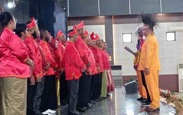 Bupati JR Lantik IK3M Mimika