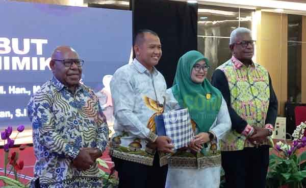 Bupati JR Pisah Sambut Dandim Mimika