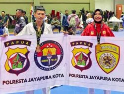 2 Personel Polresta ‎Ukir Prestasi di Bupati Cup I Mimika 2025, Sabet Emas dan Perunggu