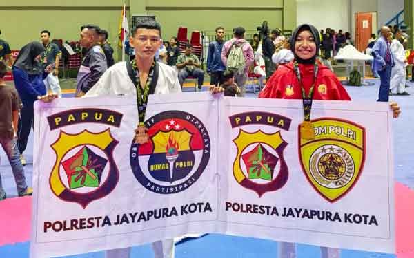 Duo Polresta Juara di Bupati Cup I Mimika 2025