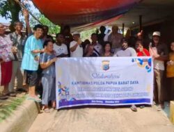 Jelang Natal, Polda PBD Silaturahmi Bersama Warga UKA