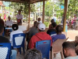Galang Dukungan Kamtibmas, Polda PBD Sambang Silaturahmi Bersama TKBM Terumbu Karang Waisai