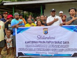 Masyarakat Kampung Makotiamsah Nyatakan Dukung Polda PBD Wujudkan Kamtibmas NATARU
