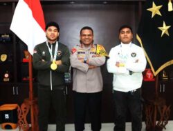 Kapolda Terima Kunjungan 2 Atlet Polda Papua Harumkan Indonesia di SEA Games 2025
