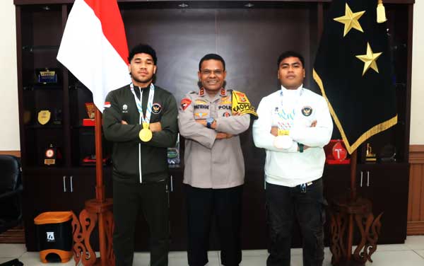 Kapolda Papua 2 Atlet Polda Papua Harumkan Indo di SEA GAmes 2025