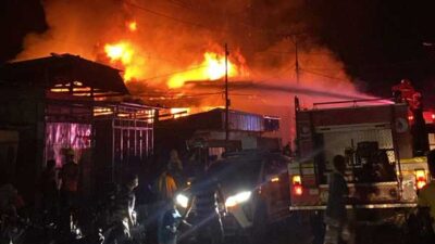 Kebakaran Timika 4 ruji semi per ludes