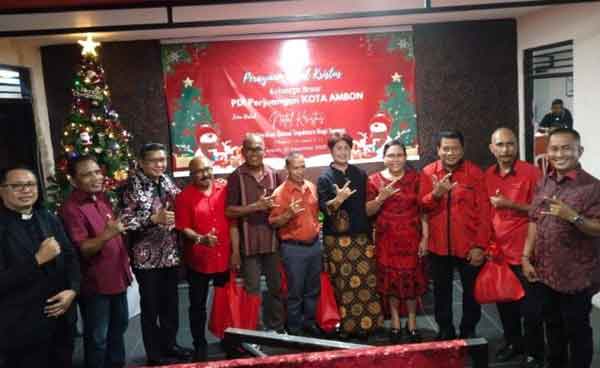 PDIP Ambon Rayakan Natal 2025