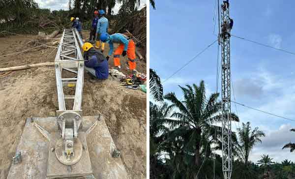 Demi Pulihkan Kelistrikan Aceh, PLN Maraton Perbaiki Jalur Listrik Langsa-Pangkalan Brandan 3 PLN Pemulihan Kelistrikan Aceh3