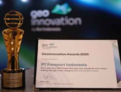 Jadi Contoh Inspiratif, Freeport Indonesia Raih GeoInnovation Award 2025