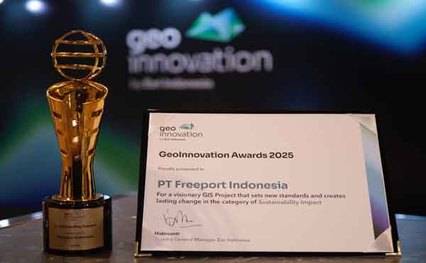 PTFI Raih GeoInnovation Award 2025