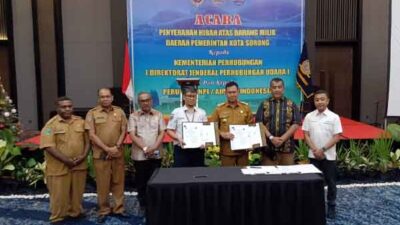 Pemkot Sorong Hibah Aset Daerah ke 2 Lembaga