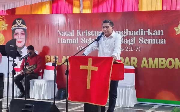 Di Perayaan Natal Relawan Beta Par Ambon, Wali Kota Beri Pesan Tegas Ini 2 Perayaan Natal Relawan Par Ambon