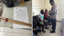Polisi Kembali Amankan 13 Anak Panah di Bandara Mozes Kilangin Timika 15 Polisi Sita 13 Anak Panah Bandara Moses K Timika