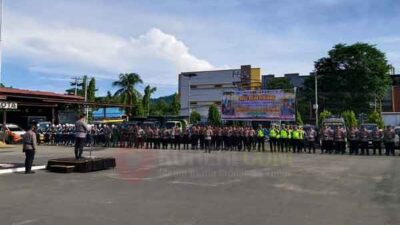 Polresta Sorong Apel Pasukan Nataru 2025