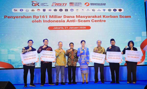 Indonesia Anti Scam Centre Kembalikan 161 M