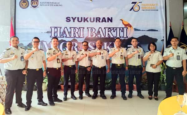 Tegaskan Komitmen Pelayanan, Imigrasi Sorong Rencanakan Buka 2 Pos Layanan Tahun Ini 1 Kantor Imigrasi Sorong HBI 76 Tahun
