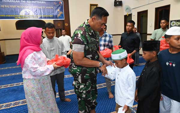 Lanud Pattimura Peringati Isra Mi’raj 1447 H/2026 M, Perkuat Karakter Prajurit yang Prima 2 Lanud Pattimura Ambon 1447 H 2026 M 2