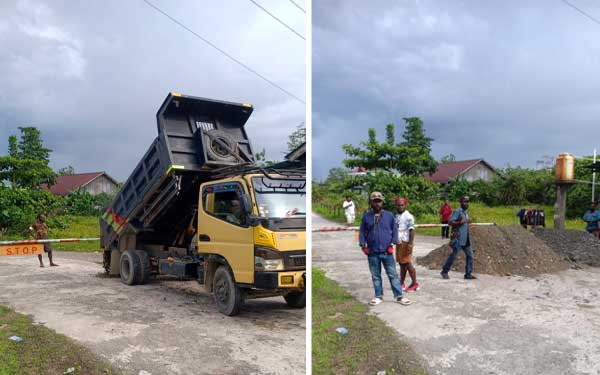 Oknum Atasnamakan KAPP Mimika Lemas Segel PUMS