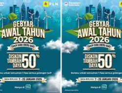 Gebyar Awal Tahun 2026:  PLN Hadirkan Promo Tambah Daya Diskon 50%