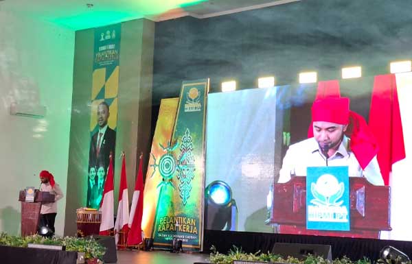 Begini Pesan Penting Reza Mony ke HIPMI PT Maluku 2 Pelantikan HIPMI PT Maluku2