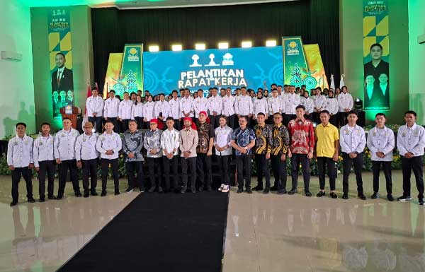 Begini Pesan Penting Reza Mony ke HIPMI PT Maluku 3 Pelantikan HIPMI PT Maluku3