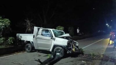Diduga Pengemudi Mabuk Berat, Alami Laka Tunggal di Sentani