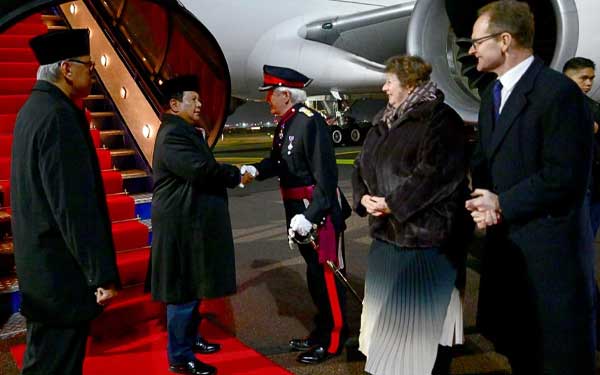 Presiden Prabowo ke Inggris