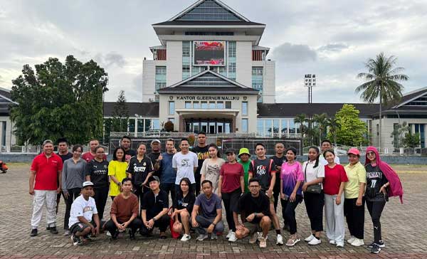 Swisbell Ambon Zets Ambon Jalan Sehat Besama