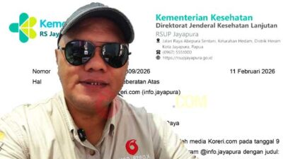 Tanggapi “Surat Ancaman” Manajemen RS Kemenkes Jayapura, Ini Respon Koreri.com 35 Aris Balubun SH Pemred Korericom
