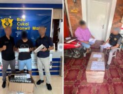 Bea Cukai Sukses Ungkap Peredaran Rokok Ilegal di Tiga Wilayah