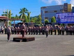 Polresta Sorong Kota Apel Gelar Pasukan Ops Keselamatan Dofior 2026