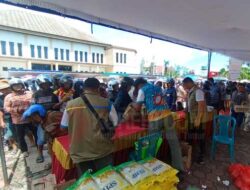 Bulog Timika Gelar GPM, Jual Beras di Bawah HET: Pastikan Stok Aman 4 Bulan