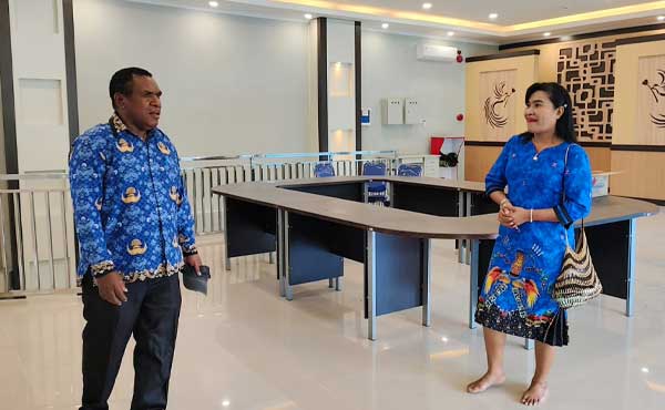 Kunjungi Jajaran di Kabupaten/Kota, Ini Yang Dilakukan Kadis Perpustaan dan Arsip PBD 1 Kadis Perpus n Arsip Daerah PBD Irma S