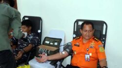 Momen HUT ke 54, Kantor SAR Ambon Gelar Giat Donor Darah 18 Kantor SAR Ambon Donor Barah HUT ke 54