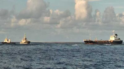 Kapal Tanker MT Niko Kandas di Perairan Pulau Dua, Begini Kronologisnya
