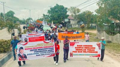 LBH KYADAWUN Biak Demo Damai