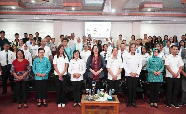 TP PKK Ambon Terus Tunjukkan Komitmen Dukung Generasi Indonesia Emas 2045 3 Lisa Wattimena Forum Anak Kota Ambon3